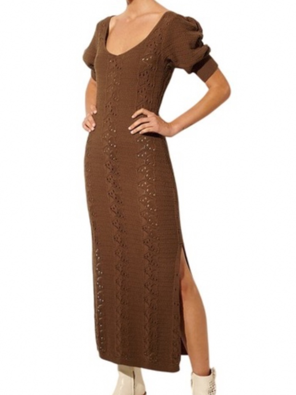 Kivari Helena Knit Midi Dress